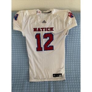 Adidas Football Shirt Jersey Size YXL Youth Boys Natick 12 Red White